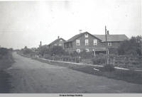 Street scene of "back street", Amana, Iowa, 1919