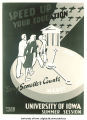 War poster from War Art Workshop printed for summer session, The University of Iowa, 1942-43