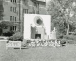 Spinney House Homecoming lawn display, ISC tells sad tail of Buffs, 1954