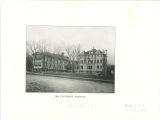 University Hospital (now Seashore Hall) facing Iowa Avenue, The University of Iowa, 1905