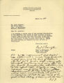Letter from Errington to Leopold, March 14, 1933