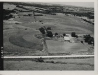 Strip cropping on the Mead farm.