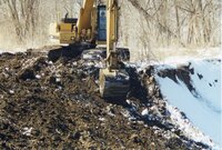 1999  Robert Yeager Flint Creek stream bank photos in early spring  before restoration 