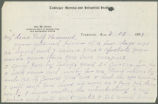Letter from Carver to Pammel, August 12, 1899
