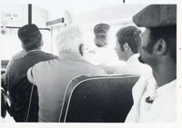 William Baugh talks with others on agricultural tour