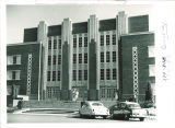 South entrance to the Main Library, the University of Iowa, circa 1955