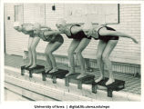 Intramural swimmers, The University of Iowa, 1945