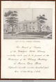 Oskaloosa Public Library Dedication Invitation, September 7, 1903; Mahaska County; Iowa