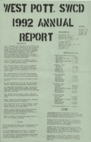 West Pottawattamie County Soil Conservation District Annual Report - 1992