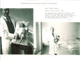 First baby born in the new State University of Iowa Hospital, the University of Iowa, Oct. 22, 1928