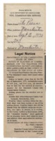 Legal notice.