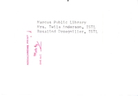 Marcus Public Library 