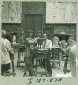 Sculpting class in the Art Building, the University of Iowa, 1930s?
