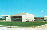 West view of Voxman Music Building, the University of Iowa, 1970s?