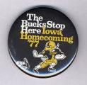 Homecoming badge, October 15, 1977