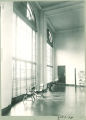 Looking out Art Building windows, the University of Iowa, September 5, 1939