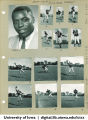 Iowa football right end Frank Gilliam, The University of Iowa, 1953-1956