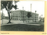 Northeast corner of Engineering Building viewed from Pentacrest, the University of Iowa, 1918