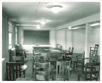 Classroom in the Gilmore Hall law barracks, the University of Iowa, 1954