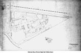 Veterans Administration Hospital plot plan, Iowa City, Iowa, May 1953