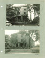 Eastlawn before and after exterior was remodeled, The University of Iowa, 1928-1932