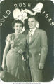 Couple posed for Homecoming portrait, The University of Iowa, 1949