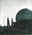Astronomy observatory on roof of Physics Building, The University of Iowa, 1930s
