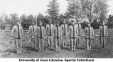 Buglers in formation, The University of Iowa, 1912