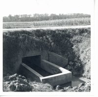 Water control structure on J. Heckman land