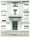 Entrance to Engineering Building, the University of Iowa, 1950s?