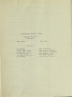 Des Moines Women's Club Minutes 1920-1922