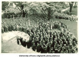 Induction ceremony at Old Capitol, The University of Iowa, September 28, 1927