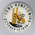 Homecoming badge, October 10, 1959