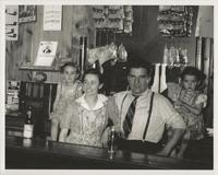 Lami Family in Shuler mining camp tavern