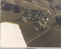 Aerial view East Amana, Iowa, 197-
