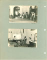 Front lobby and student room in Currier Hall, The University of Iowa, ca. 1916