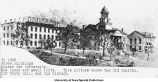 Pentacrest engraving, The University of Iowa, 1865
