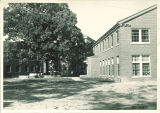 Law Commons courtyard, the University of Iowa, 1940s?