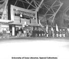 President's Day ceremony in Field House, The University of Iowa, between 1950 and 1951