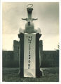 Statue by Quadrangle Residence Hall, The University of Iowa, 1939