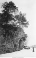 Palisades on the Cedar River in winter, Mount Vernon, Iowa, late 1890s or early 1900s
