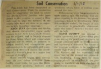 1966 - Soil Conservation Week is Celebrated