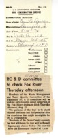 1976 - RC&D Committee to Check Fox River