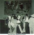 Modern art-themed costume dance, The University of Iowa, March 1940