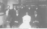 Group posed in Psychology Laboratory, The University of Iowa, 1911