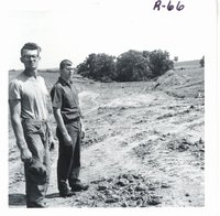 Levi Schmidt farm construction, 1968