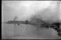 BR 222 Riverfront with steamboats