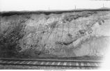 Section (1) of Buchanan Gravels, folded and contorted by the Iowan Ice Sheet in first Interurban cut