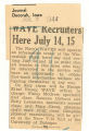 WAVE recruiters here July 14, 15