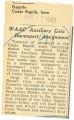 WAAC auxiliary gets Davenport assignment